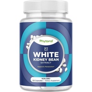 Phytoral White Kidney Bean Extract Carb Blocker - White Kidney Beans Supplement for Metabolism Boost