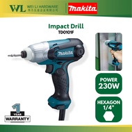 Makita TD0101F Impact Driver 230W / impact drill electric hand drill mesin screw skru impak drill makita drill