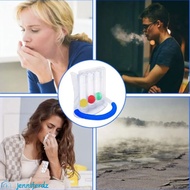 JENNIFERDZ 3 Balls Breathing Trainer, 3 Balls Soft Breath Measurement System, Durable Fall Resistant