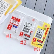 Sony Xperia 1 5 10 II III IV V VI XZ3 Pro I transparent clear Phone case DHL Express label