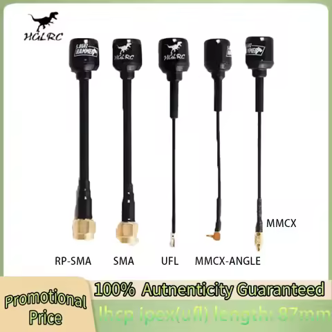 HGLRC Mini Hammer FPV Antenna 87mm 5.8G 2.5DB for RC FPV Freestyle Drones VTX FPV Goggles DIY Parts