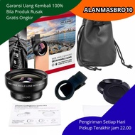 Camera Lens hp 2 In 1 Universal Macro 12.5X Wide Angle 0.45X With Clip Lightweight Durable Suitable 