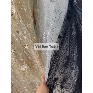 SA Mesh fabric embroidered with sequins in 5 colors mesh fabric sequin fabric