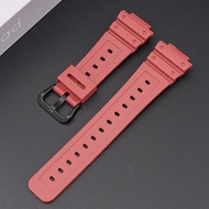 Rubber Strap for Casio G SHOCK GA 2100 DW-5600 Sport Bracelet Watch Band Stainless Steel Buckle TPU 16mm Replacement Wristband