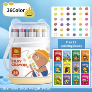 ส่วนลดสุดคุ้ม【RG】สีเทียน จัมโบ้ใหญ่ สีเทียนจัมโบ้ใหญ่ สีเทียนเด็กปลอดสารพิษ ขวบ48ชิ้น ทำความสะอาดง่า