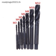 [RD] 7PCS HSS Machine Screw Thread Metric Plug Tap Drill Set M3 M4 M5 M6 M8 M10 M12 [Ready Stock]