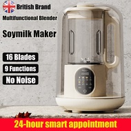【Silent】1500ml Wall Breaking Machine Heating Multi-Function Blender Juicer Soymilk Maker Cooking Mac