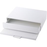 【Direct from Japan】Elecom KAWKPTMWWH Under Range Storage Slide Table, Width 19.7 x Depth 14.6 - 24.3