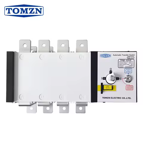 TOMZN 4P 630A high-current ATS PC Automatic Transfer Switch Electrical Selector Switches 400VAC Auto