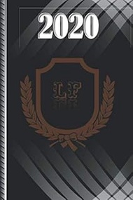 Terminplaner 2020: mit deutschen Feiertagen 2020 und Initialen LF, Größe 6x9 Zoll (15,24 x 22,86 cm)