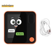 AI Chatbot 3.5-Inch HD Screen Multilingual Emotion Recognition Companion Chatbot Orange