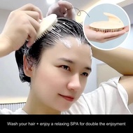 Silicone Head Massager Shampoo Scalp Massage Brush Hair Washing Comb Body Shower Brush Bath Spa Slim