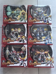 超魔神英雄傳全套非NX神龍斗士絕版老玩具 月光龍神號 全配無損 白虎龍神號 全配