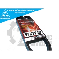 Master belt for Hyundai i10 1.2 25212-03050 - Mitsuboshi belt 5PK1230 - 11720-4A00C - 11950-4S100 - 