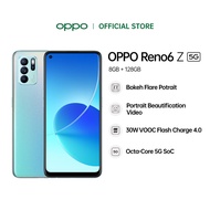 OPPO Reno6 Z 5G Smartphone | 8GB RAM + 128GB ROM | 30W VOOC Flash Charge 4.0
