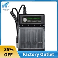4 Slots Smart USB Battery Charger for Rechargeable Battery AA AAA AAAA 1.5V Alkaline 14500 10440 163