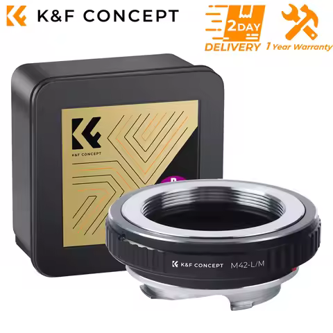 K&F CONCEPT M42-L/M Lens Adapter Ring For M42 Screw Lens to Leica M Series Camera Body for Leica M1 