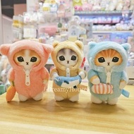 日本 Mofusand貓咪 鯊魚貓 mofumofu store 睡衣款公仔吊飾