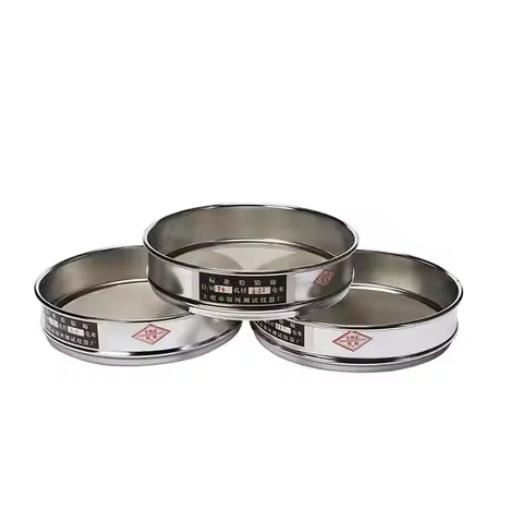 Dia 20cm From 1 mesh To 1000mesh Stainless Steel Net Chroming Body Test Sieve Standard Test Sieve La