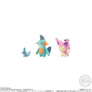 Pokemon Scale World Hoen1 寵物小精靈 豐緣地區 1 芳緣地區 1 Mudkip & Marshtomp & Skitty Bandai