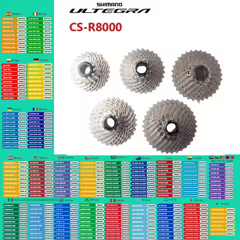 Shimano ULTEGRA CS-R8000 11s Bike Cassette Flywheel K7 HG-EV 11-25T/11-28T/11-30T/11-32T/11-34T For 