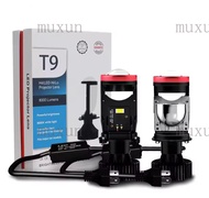 2 pcs H4 Mini Mobil Motor Lampu LED Proyektor Lampu PROJIE Y7D/T9 Super Terang Asli Impor Super Tera
