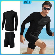 WITHU Ready stock Men swimming Suit Man Baju Renang Lelaki Dewasa 泳衣男 Swimwear Man Tight Pant Man Se
