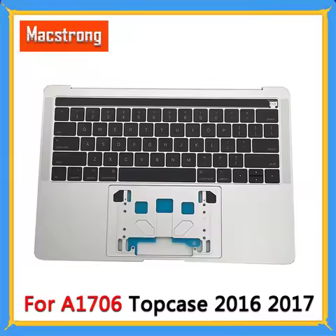 Original A1706 Topcase for MacBook Pro Retina 13.3'' A1706 Top Case Palmrest 2016 2017 With US Keybo