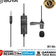 Boya BY-M1 Lavalier Clip On Mic Microphone for DSLR Camera Smartphone Camcorder PC