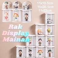 3-Tier Transparent Acrylic Action Figure Stand / Storage Organizer