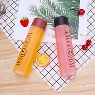 GANTUNGAN (TOS) Lucky Glass Bottle 400ml Drinking Bottle Glass Water Bottle + Drinking Water Bottle 