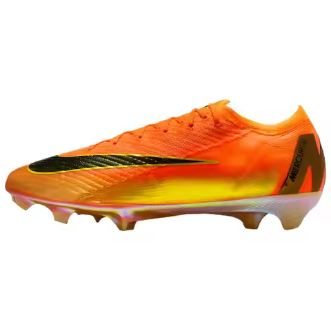 Nike Mercurial Vapor 16 Elite FG Firm Ground Soccer Shoes Unisex Gold Yellow Black IO1555-800