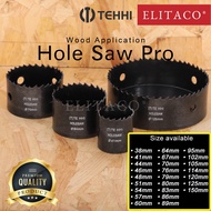 【ELITACO】Tehhi Premium Metal Hole Saw General Purpose Holesaw Drill Bit Wood Plastic 38mm 41mm 44mm 