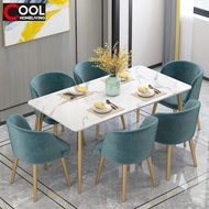 Coh Nordic Style Marble Dining Table Modern Simple Household Scratch and High Temperature-resistant Sintered Stone Dining Table Chair Coh430