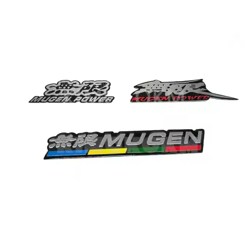 Car Stickers Mugen Logo Emblem Car Body Badge Sticker Decal Auto Accessory Car Decoration For JDM Ho