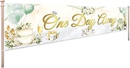 One Day Away Banner 7.8 x 1.9 ft, Rehearsal Dinner Banner, Wedding Rehearsal Party Photography Backg