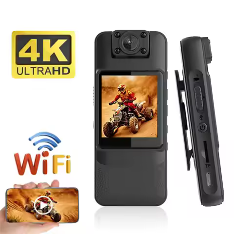 GUGUU NEW Motorcycle 4K Mini Camera Wifi Hotspot Cycling Car Video Recorder BodyCam Infrared Night V