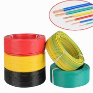 RETAIL 1M BV Electrical Wire Cable PVC Hard Wire Single Core Copper 0.07mm²-0.5mm² Red Black White Blue Yellow Green