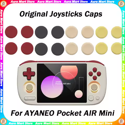 Original Joysticks Caps for AYANEO Pocket Air Mini Original Gaming Console Joysticks Caps Replacemen