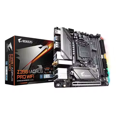 LGA 1151 DDR4 32GB PCI-E 3.0 Mini-ITX Desktop Motherboard For Z390 I AORUS PRO WIF