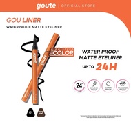 Gouté Goute Gouliner - Matte Eyeliner with Ultra Precise Tip - Long-lasting up to 24H Waterproof Smudgeproof Transferproof High-Pigmented