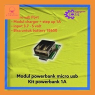 Wakalin_ Modul Powerbank Kit Powerbank 1A Charger Battery 18650