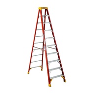 WERNER USA บันไดไฟเบอร์ 10ขั้น 6210AS  12ขั้น 6212AS  บันไดตั้งพื้น (Stepladder)