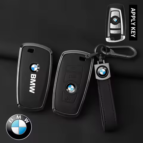 For BMW 1 3 5 7 Series X1 X3 X4 X5 F10 F15 F16 F20 F30 F18 F25 M3 M4 E34 Key Case Cover Alloy Shell 