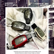 GANTUNGAN KEY CASE FULL MERCEDES BENZ CARBON SILICONE KEY CASE ABS CARBON MERCY AMG W204 W212 A200 A