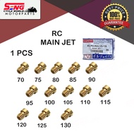 SUZUKI RC80/RC100 MAIN JET (70-130)