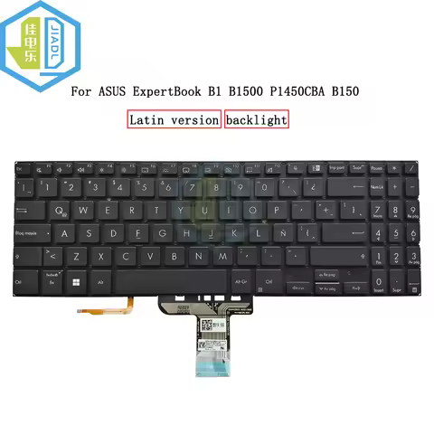 New LA Latin backlight laptop replacement Keyboard for ASUS ExpertBook B1 B1500 P1450CBA B150 PK133U
