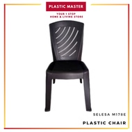 Modern Design Plastic Chair Made In Malaysia Dining Chair Indoor Outdoor Ready Stock