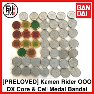 [PRELOVED] Kamen Rider OOO DX Core & Cell Medal Bandai