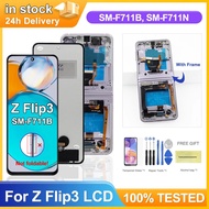 Tested For Samsung Z Flip3 5G For Z Flip3 SM-F711B F711N F711U F711W LCD Display Digital Touch Scree